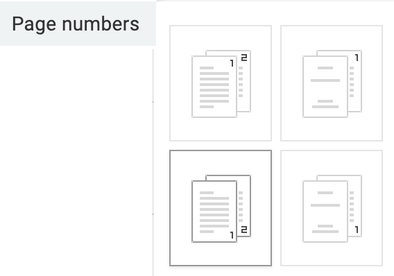 Number the pages in the footer.