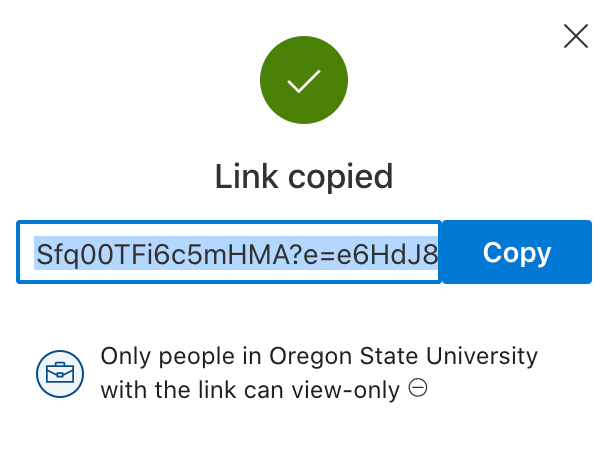 And finally, copy the URL.