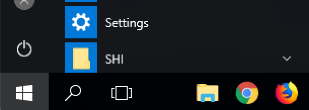 From the Windows Start menu, choose Settings.